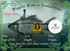 Biggest Fish In Competition