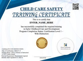 Childcare Training Certificate