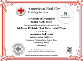 CPR Certificate Landscape