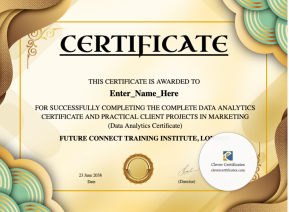 Free Data Analytics Certificate