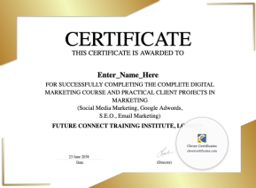 Free Digital Marketing Certificate