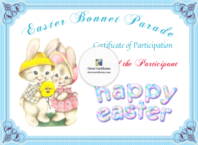 Easter Bonnet Parade Award