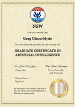 New South Wales High School Equivalency and HSC Certificate Templates