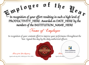 Employee Of The Year Award