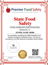 Food Handler Certificate