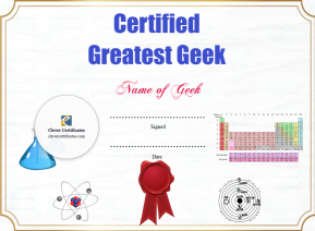 Greatest Geek Award
