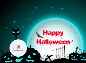 Happy Halloween Certificate