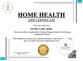 Home Health Aide Training Certificate