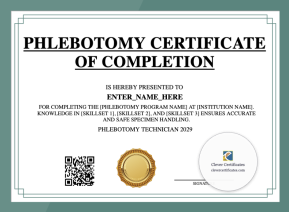 Phlebotomy Training Certificate