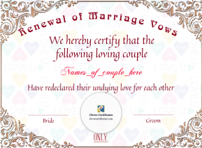 Renewal Of Marriage Vows 2 